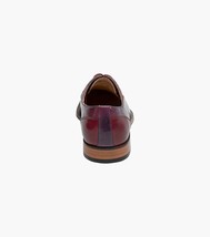 Stacy Adams Palmento Modified CapToe Oxford Dress Shoes Burgundy Multi 25740-641 image 2