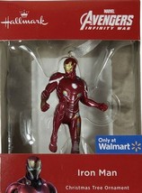 New 2018 Hallmark Walmart Exclusive Marvel IRON MAN Christmas Ornament Red Box - £12.61 GBP