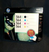 NEW Box HP 564Xl Black &amp; 564 Color Standard Ink Cartridges Nov 2015 exp - $29.69
