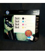NEW Box HP 564Xl Black &amp; 564 Color Standard Ink Cartridges Nov 2015 exp - £23.45 GBP