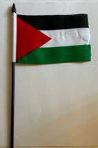 Palestine Desk Flag 4&quot; x 6&quot; Inches - £4.94 GBP