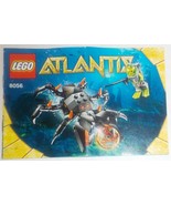 LEGO ATLANTIS MONSTER CRAB SCUBA DIVER 8056 Instruction Manual Only LBX1 - £3.10 GBP