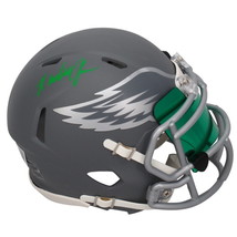 Randall Cunningham Autographed Eagles Slate Mini Speed Helmet w/ Visor Beckett - £126.94 GBP