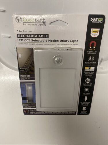 Good Earth Rechargeable Integrated LED Motion Light 6in. A83UHL - $9.99