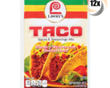 12x Packets Lawry&#39;s Original Taco Spices &amp;  Seasoning Mix | No MSG | 1oz - $29.83