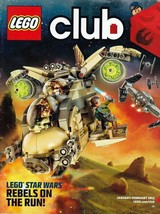 Lego Club Magazine Jan - Feb 2015 Lego Star Wars &quot;Rebels On The Run&quot; - £6.77 GBP