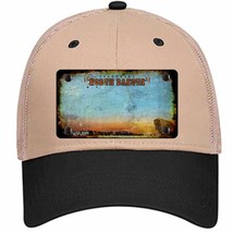 North Dakota Legendary Rusty Blank Novelty Khaki Mesh License Plate Hat - £22.92 GBP