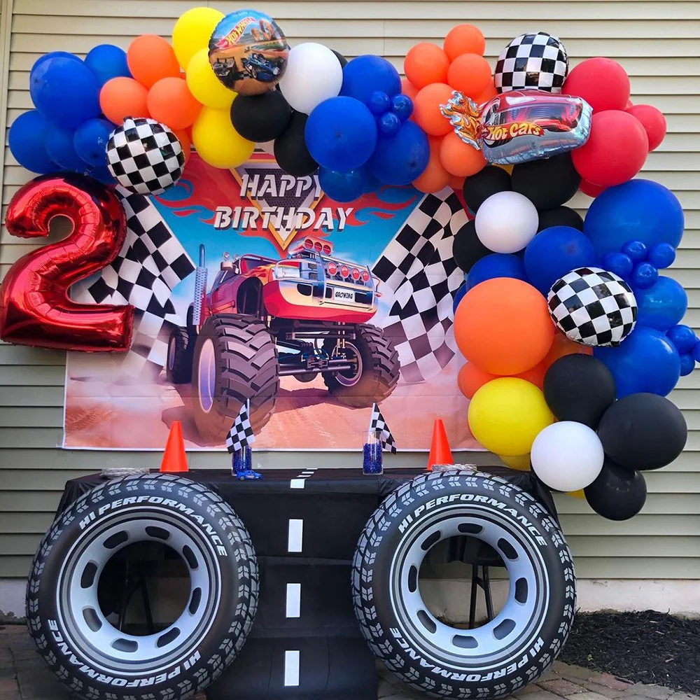 Atable tire balloon decoration wheels birthday toy party tire tube swim ring pool party thumb200