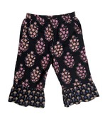 Roller Rabbit Pants Girls Size 12 Lanni Lavella Bell Bottom Flared Pull On - $25.97 CAD