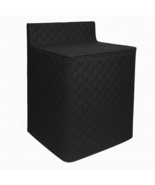 Heavy Duty Quilted Washer Cover Top Load Zippered Black 30x29x42 PEVA - $14.84