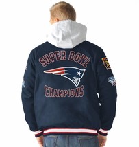 G-III New England Patriots NFL Super Bowl Champions Glory Jacket Hoody L... - $111.98