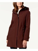 CALVIN KLEIN Womens Pocketed Rain Coat, MAROON, XS MSRP: $200 - £94.98 GBP
