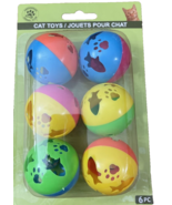 Greenbriar Kennel Club Cat Toy-1pk of 6 Balls-Brand New-SHIPS N 24 HOURS - $270.55 MXN