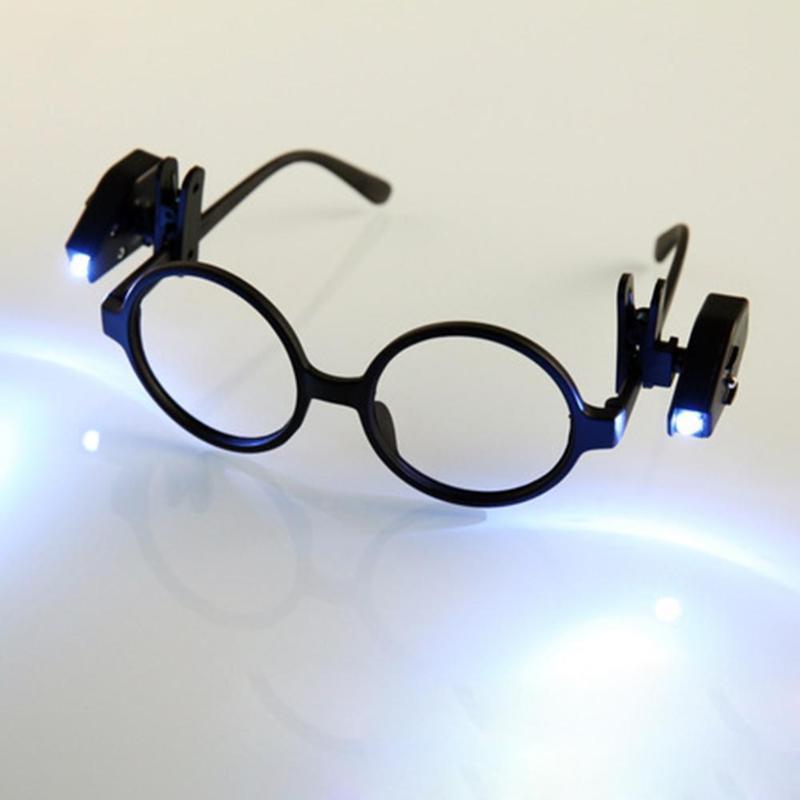 Mini LED Flashlight Glasses Light Adjustable LED Light New Eyeglass Clip... - $4.35+