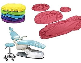 Dental Reusable Chair Cover (4pcs/1set) (Light Pink) Best Quality Free Shipping - £35.59 GBP