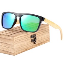 Polarized Natural Wood Sunglasses for Men Bamboo Sun Glasses Women Wooden Eyewea - £28.15 GBP