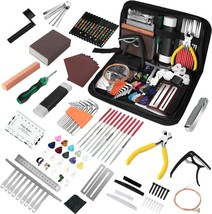 106Pcs Guitar Tool Kit, Guitar Accessories Guitar Maintenance Kit, Guitar Repair - £30.65 GBP