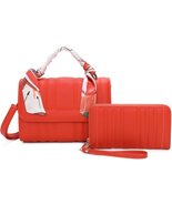 Orange Fashion Crossbody Bag & Wallet Set - $55.99