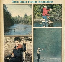 Maine 2001 Open Water Fishing Regulations Vintage 1st Printing Booklet #2 E72 - £15.79 GBP
