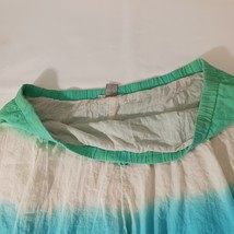 NY Collection Women's Multicolor Cotton Gathered Drawstring Pull-On Skirt Size L image 7