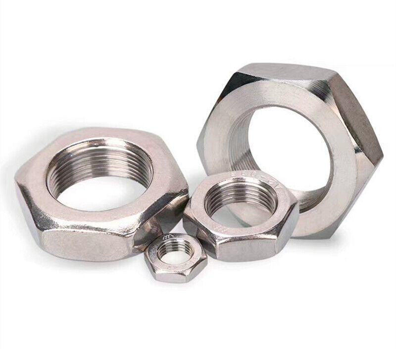 304 Stainless Steel Thin Hex Nut Left Hand Reverse Fine Thread ,Size M8 ... - $4.77+