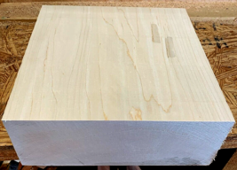 KILN DRIED HARD MAPLE BOWL BLANK TURNING BLOCK LUMBER WOOD 8&quot; X 8&quot; X 4&quot; - $42.52