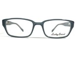 Lucky Brand ZAK Gafas Monturas Azul Transparente Rectangular Completo Borde - $46.38