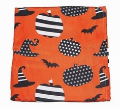6 Cynthia Rowley &quot;Curious&quot; Bats Hats Pumpkins Etc Orange Halloween 20&quot; Napkins - £22.32 GBP