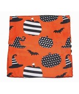 6 Cynthia Rowley &quot;Curious&quot; Bats Hats Pumpkins Etc Orange Halloween 20&quot; N... - $27.99