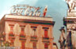 SCAC cartolina postcard BEVETE COCA COLA neon pubblicitario vintage 1969... - $27.94
