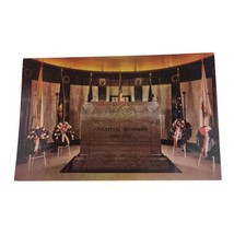 Interior Lincoln Tomb Oak Ridge Cemetery Springfield IL Illinois VTG Postcard - $2.40