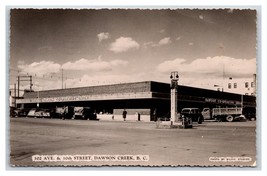 RPPC 102nd and 10th Street View Dawson Creek British Columbia Canada Postcard V7 - £8.65 GBP