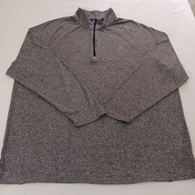 Russell Dri-Power 360 Men’s 2XL Gray 1/4 Zip Lightweight Long Sleeve Swe... - $19.79