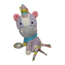 Skip Hop Bandana Buddies Unicorn Activity Teething Toy Multi-Sensory Rattle - $7.81