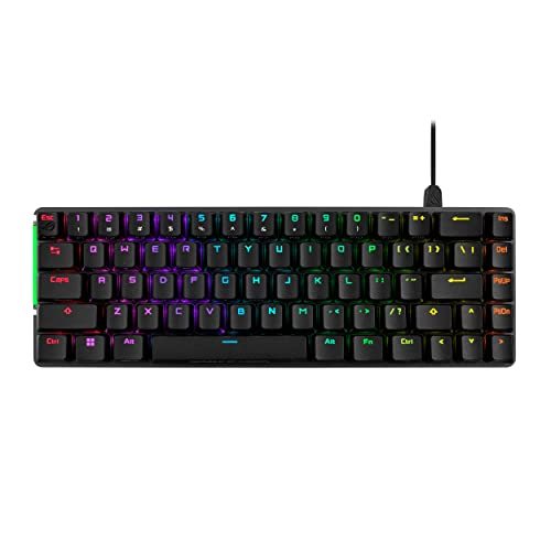ASUS ROG Falchion Ace 65% RGB Compact Gaming Mechanical Keyboard, Lubed ... - $167.44