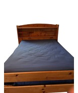 Vintage Cannon Full Fitted Sheet Used Dark Blue 1 Piece - $19.80