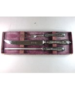 Vintage Estate Cheltenham Silver Plated 3pc Carving Set E566 - €86,62 EUR