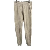 MATE The Label Organic Cotton Drawstring Joggers Cuffed Ankles Pockets Womens XS - $52.13