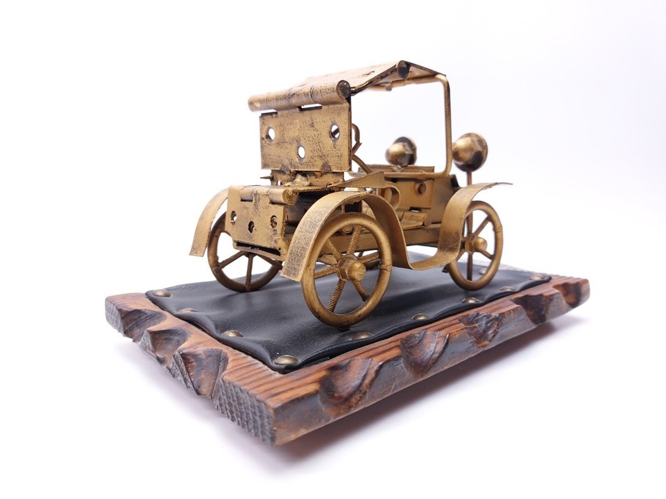 Scrap Metal Auto Car * Vintage Old Collectible * Renault 1906 # Made in Spain Item image 6