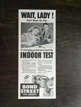 Vintage 1942 Bond Street Pipe Tobacco Original Ad 721 - $6.64