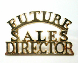 Future Sales Director Gold Tone Lapel Pin - £4.70 GBP