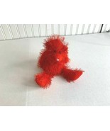 Ty Punkies Plush Stuffed Animal Red Fuzzy 8.5&quot; Tall Sizzle - $6.93