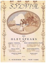 Sylvia Sheet Music Oley Speaks - £1.65 GBP