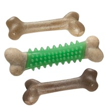 Dog Dental Health Durable Chew 3 Pack Mint Beef Chicken Flavor Easy Grip Tough! - £16.26 GBP+