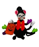 Annalee Spider Mouse 6 inch Halloween Black Trick or Treat Doll 2014 Ope... - £52.43 GBP
