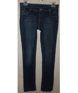 EXCELLENT GIRLS Levi&#39;s skinny fit ADJUSTABLE WAIST DISTRESSED BLUE JEANS... - $445.00 MXN