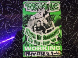 N SYNC Photo of band members Justin Timberlake back stage pass - £38.06 GBP
