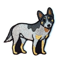 Australian Cattle Dog Patch Iron on No Name - £4.87 GBP