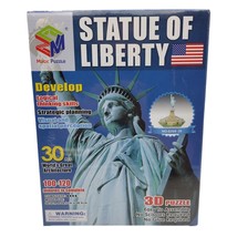 Statue of Liberty 3D Puzzle Easy to Assemble 30 Pcs New Sealed New York - £11.66 GBP