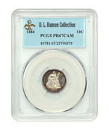 1884 10C PCGS PR67CAM ex: D.L. Hansen - £2,963.34 GBP